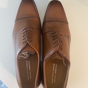Sans Fifth Avenue Cognac lace up Size 11 Never worn NWT